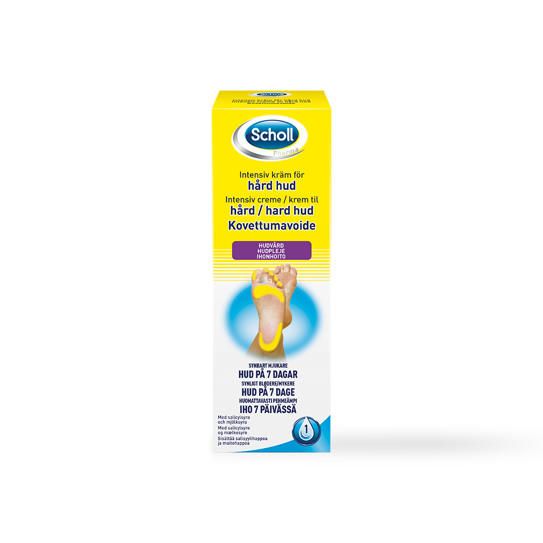 Scholl Creme til Hård - 60 ml - Scholl Fodpleje, Ortoser & Rådgiving